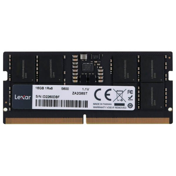 Memoria RAM LEXAR DDR5 16GB 5600MHZ LD5S16G56C46ST-BGS