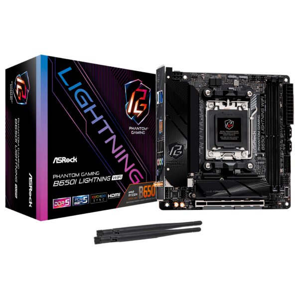 Placa Madre ASRock B650I Lightning Wi-Fi Socket AM5 DDR5
