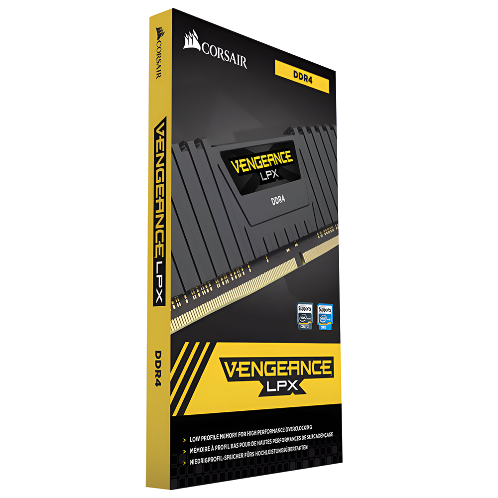 Memoria RAM Corsair Vengeance LPX DDR4 8GB 3600MHz Negro (CMK8GX4M1D3600C18)