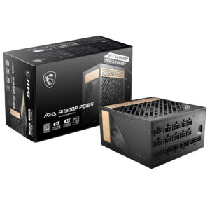 Fuente de Alimentación MSI MEG AI1300P PCIE5 1300W ATX Modular 80 Plus Platinum