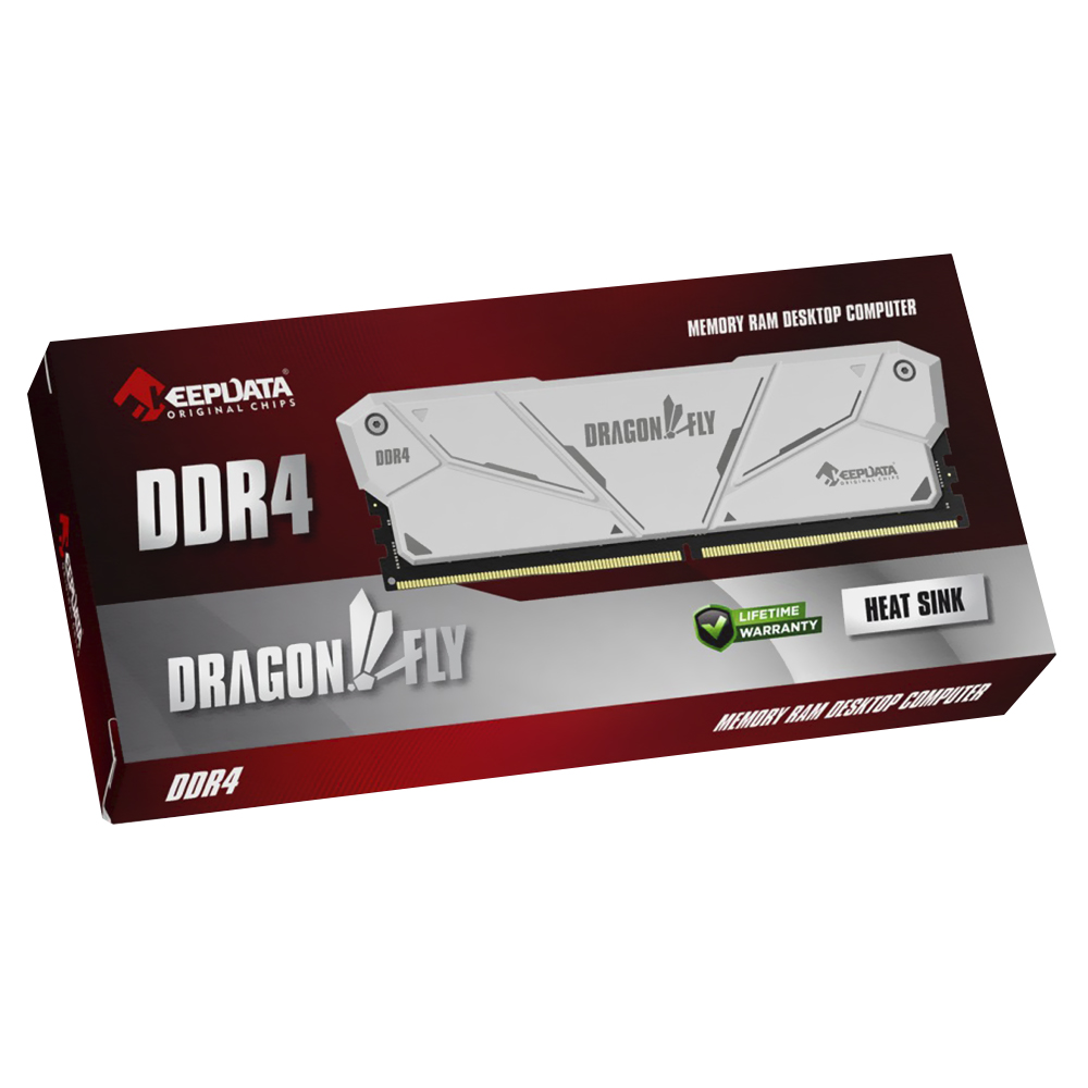Memoria RAM Keepdata Dragonfly DDR4 8GB 3600MHz (KDH36C18W/8G)