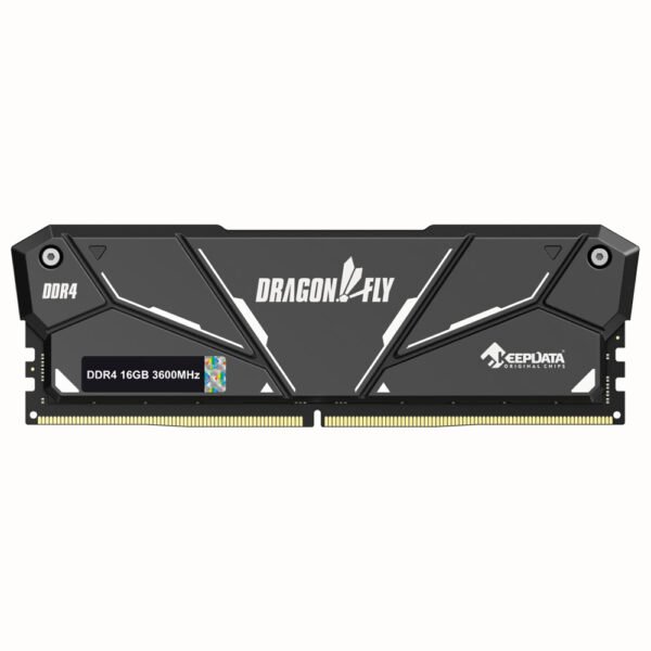 Memoria RAM Keepdata Dragonfly DDR4 16GB 3600MHz Negro (KDH36C18B/16G)
