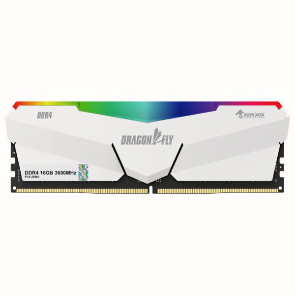 Memoria RAM Keepdata Dragonfly DDR4 16GB 3600MHz RGB - Blanco (KDHRGB36C18W/16G)