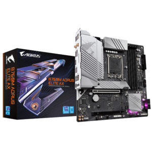 Placa Madre Gigabyte B760M AORUS Elite AX Socket LGA 1700 DDR5