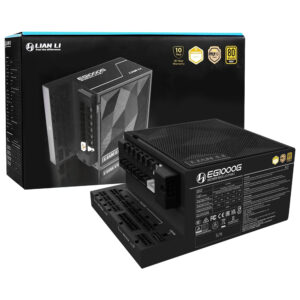 Fuente de Alimentación Lian Li EG1000G 1000W ATX Modular 80 Plus Gold Negro