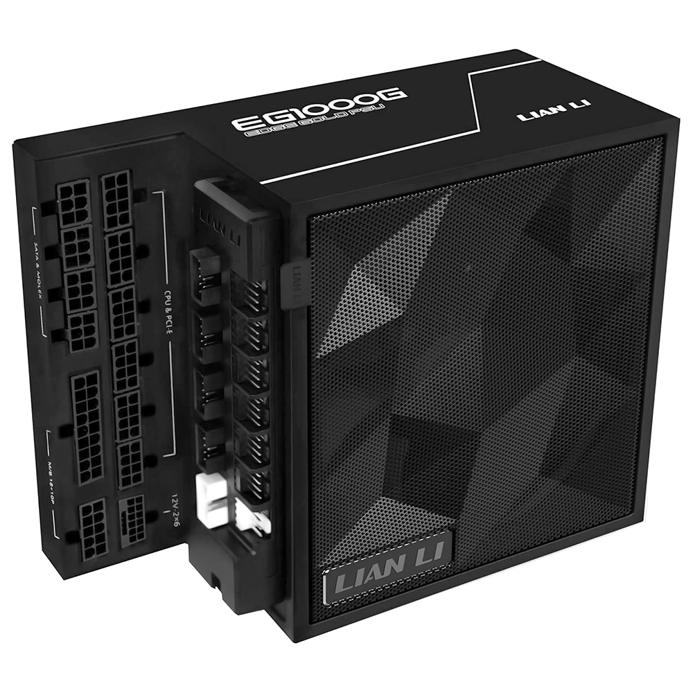 Fuente de Alimentación Lian Li EG1000G 1000W ATX Modular 80 Plus Gold Negro
