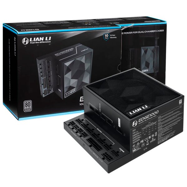 Fuente de Alimentación Lian Li EDGE1000 1000W ATX Modular 80 Plus Platinum Negro