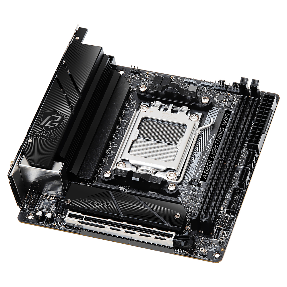 Placa Madre ASRock A620I Lightning Wi-Fi Socket AM5 DDR5