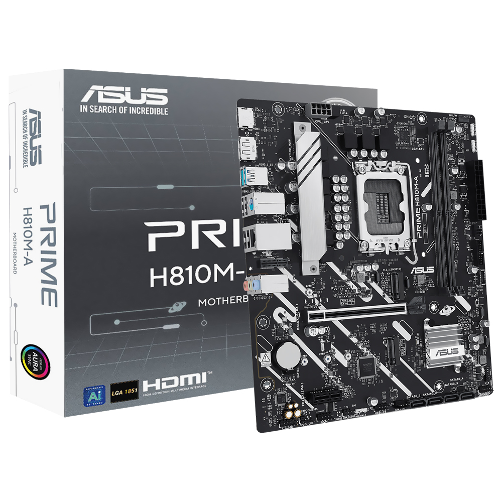Placa Madre ASUS Prime H810M-A Socket LGA 1851 DDR5