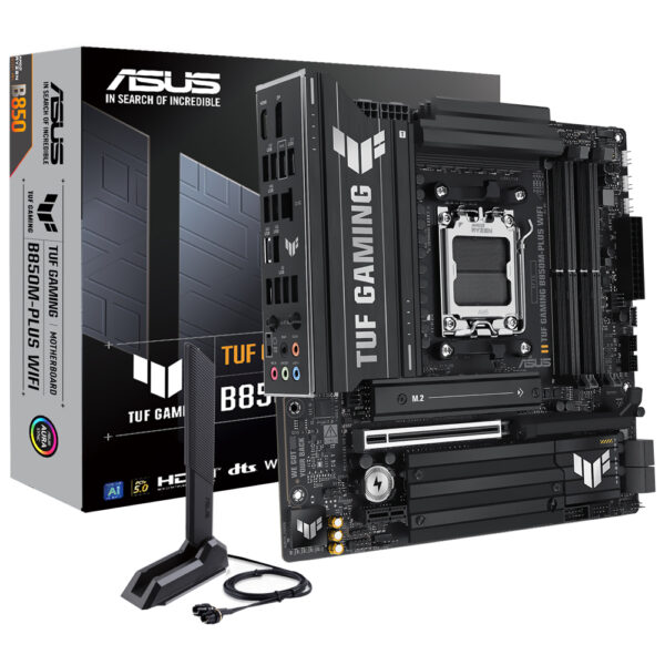 Placa Madre ASUS Tuf Gaming B850M-PLUS WI-FI Socket AM5 DDR5