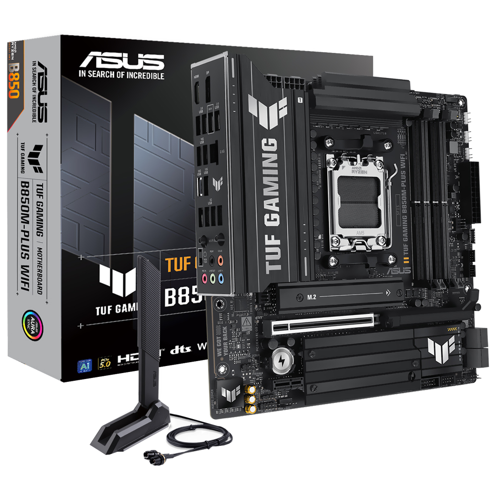 Placa Madre ASUS TUF Gaming B850M-PLUS Wi-Fi Socket AM5 DDR5