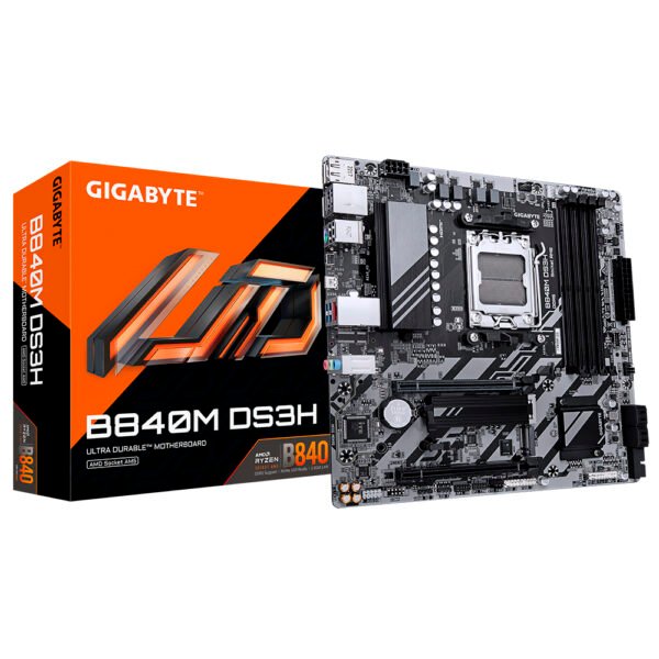 Placa Madre GIGABYTE B840M DS3H Socket AM5 DDR5