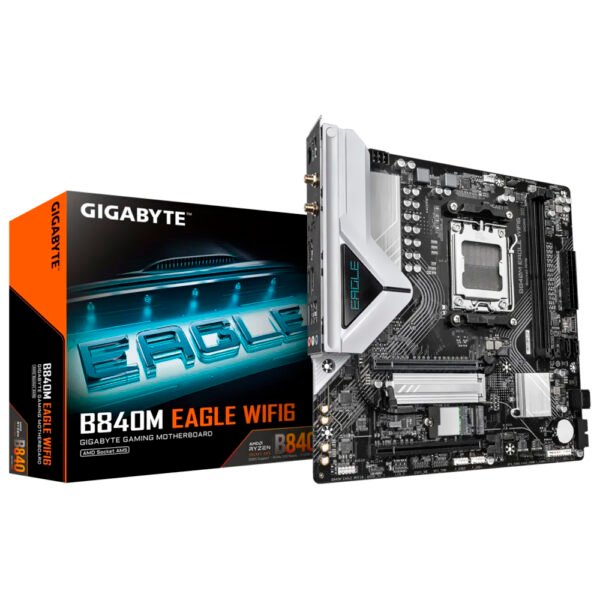 Placa Madre GIGABYTE B840M Eagle WI-FI 6 Socket AM5 DDR5
