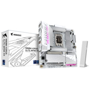 Placa Madre Gigabyte B860M AORUS Elite Wi-Fi 6E Ice Socket LGA 1851 DDR5