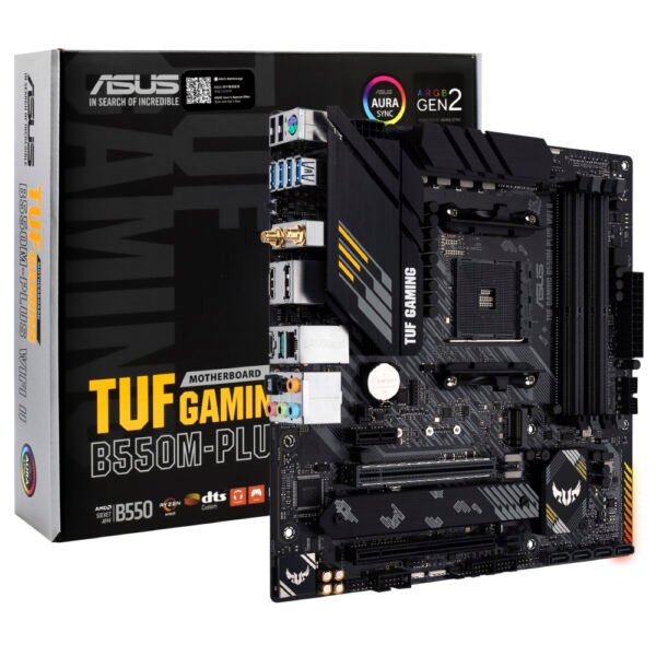 Placa Madre ASUS TUF Gaming B550M-PLUS Wi-Fi II Socket AM4 DDR4 (Reacondicionado)