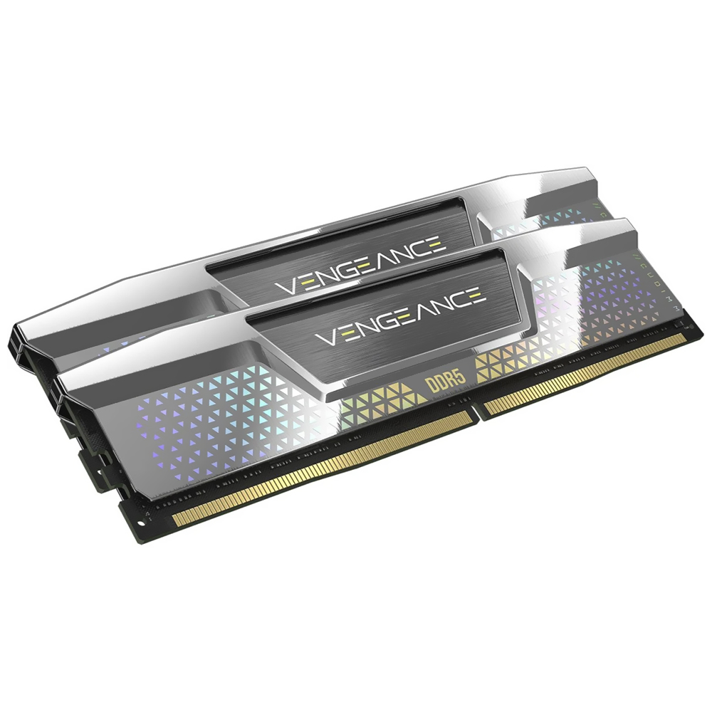 Memoria RAM Corsair Vengeance DDR5 48GB (2X24GB) 8400MHz Plata (CMKC48GX5M2X8400C40)