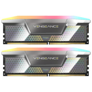 Memoria RAM Corsair Vengeance DDR5 48GB (2x24GB) 8800MHz RGB - Plata (CMHC48GX5M2X8800C42)