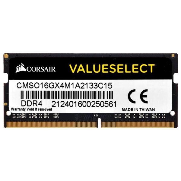 Memoria RAM   Notebook Corsair Value Select DDR4 16GB 2133MHz CMS016GX4M1A2133C15