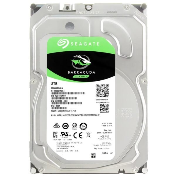 HDD Seagate 8TB BarraCuda SATA 3 5400RPM 3.5" - ST8000DM004