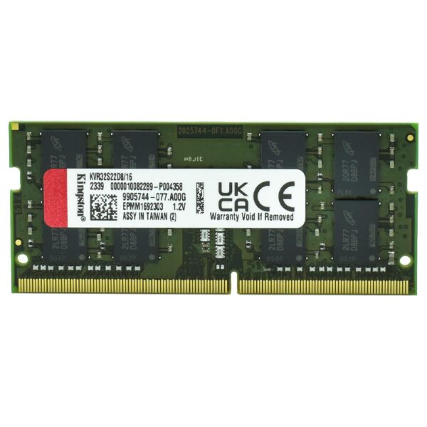 Memoria Ramoria RAM KINGSTON DDR4 16GB 3200MHZ KVR32S22D8/16