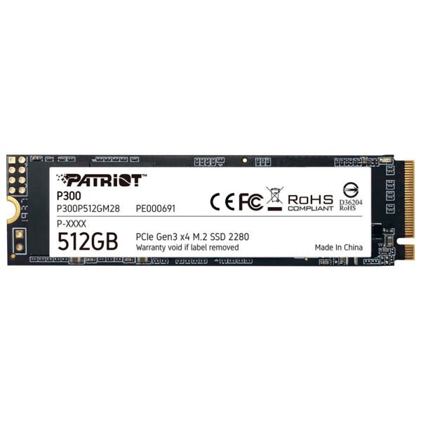 SSD PATRIOT M.2 512GB P300 NVME-P300P512GM28