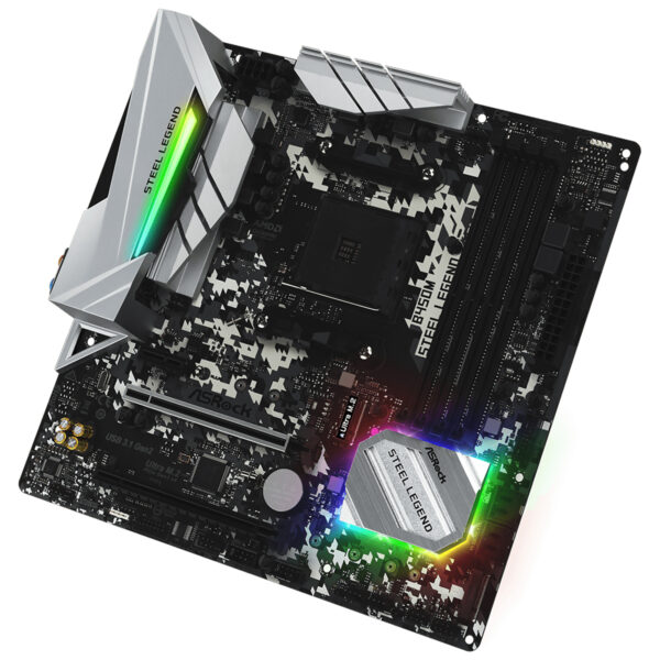 Placa Madre ASRock B450 Steel Legend Socket AM4 DDR4