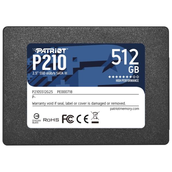 SSD Patriot 512GB P210 2.5" SATA 3-P210S512G25