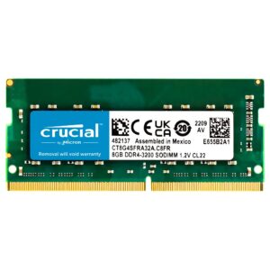 Memoria RAM Notebook Crucial DDR4 8GB 3200MHz CT8G4SFRA32A
