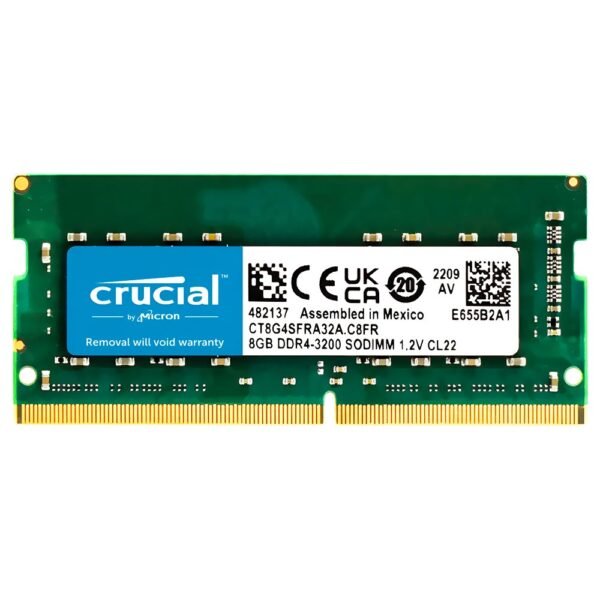 Memoria Ramoria RAM Crucial DDR4 8GB 3200MHZ CT8G4SFRA32A