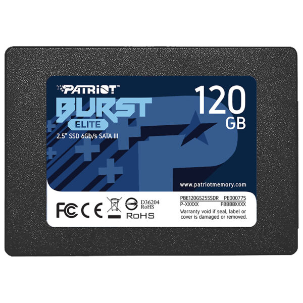 SSD Patriot 120GB Burst Elite 2.5" SATA 3-PBE120GS25SSDR