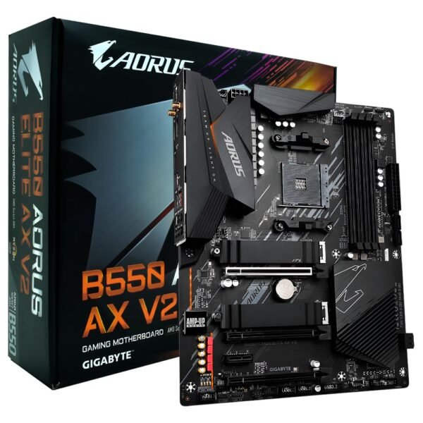 Placa Madre GIGABYTE B550 Aorus Elite AX V2 Socket AM4 DDR4