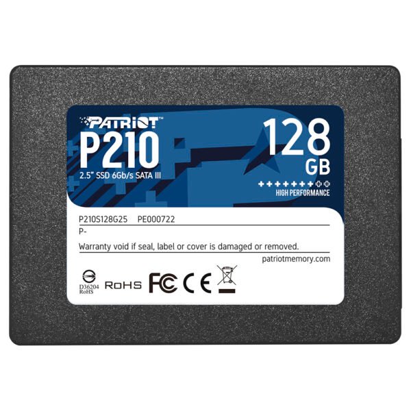 SSD Patriot 128GB P210 2.5" SATA 3-P210S128G25