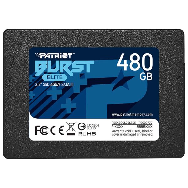 SSD Patriot 480GB Burst Elite 2.5" SATA 3-PBE480GS25SSDR