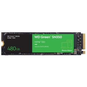 SSD Western Digital M.2 480GB SN350 Green NVMe - WDS480G2G0C