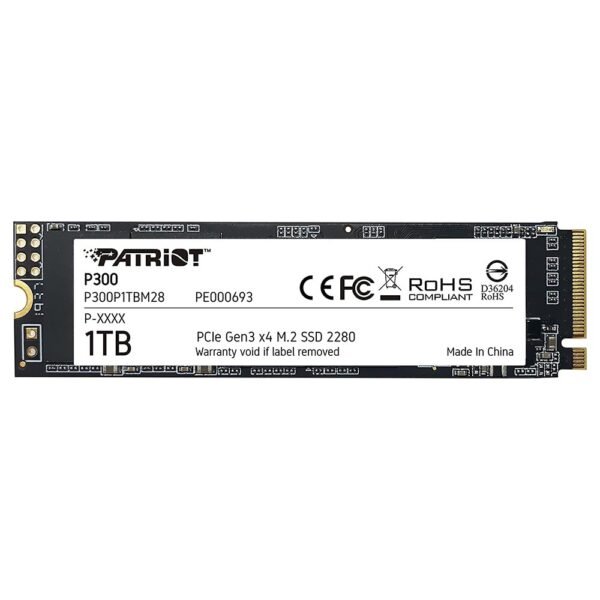 SSD PATRIOT M.2 1TB P300 NVME-P300P1TBM28