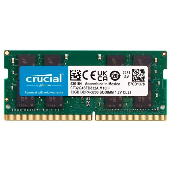 Memoria RAM Crucial DDR4 32GB 3200MHZ CT32G4SFD832A