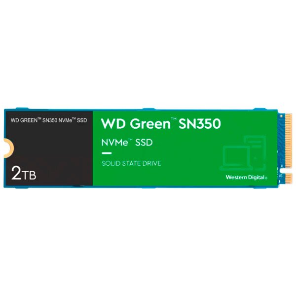 SSD WESTERN DIGITAL M.2 2TB SN350 Green NVME-WDS200T3G0C