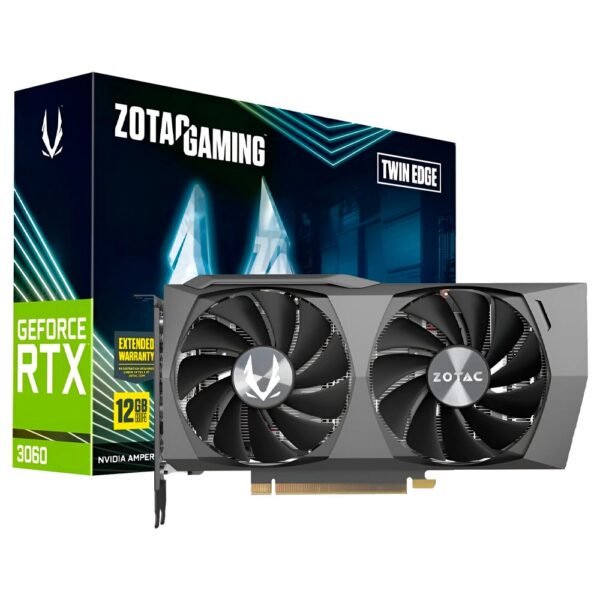 Tarjeta de Video Zotac Gaming Twin Edge 12GB GeForce RTX3060 GDDR6 - ZT-A30600E-10M