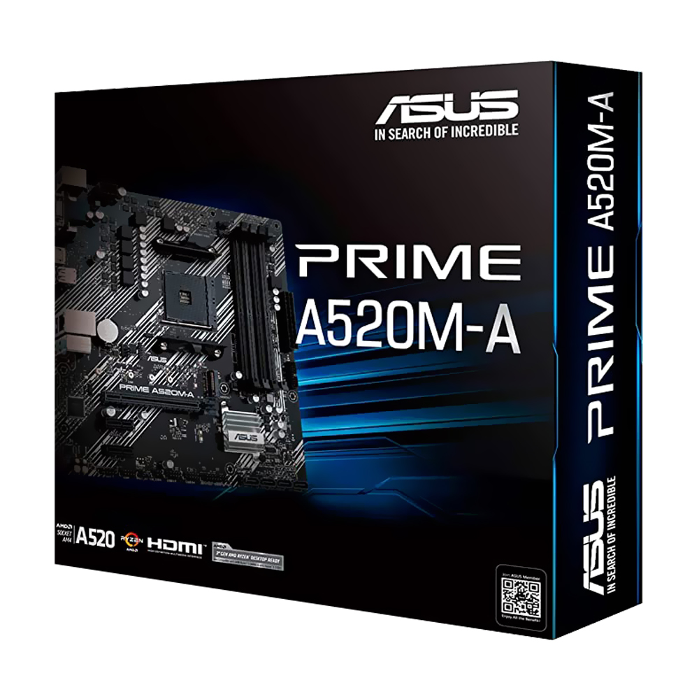 Placa Madre ASUS Prime A520M-A II Socket AM4 VGA DDR4