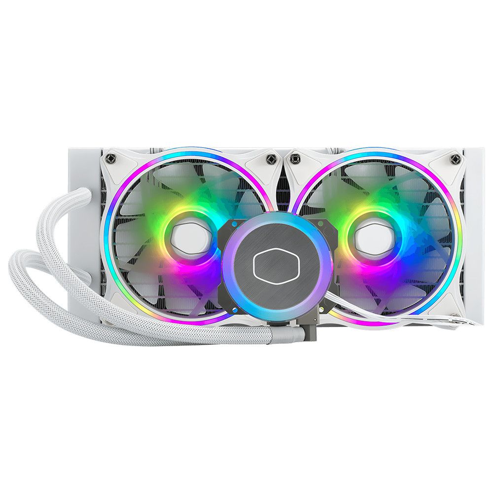 Water Cooler para Procesador Cooler Master MasterLiquid ML240 Illusion White Edition RGB -MLX-D24M-A18PW-R1