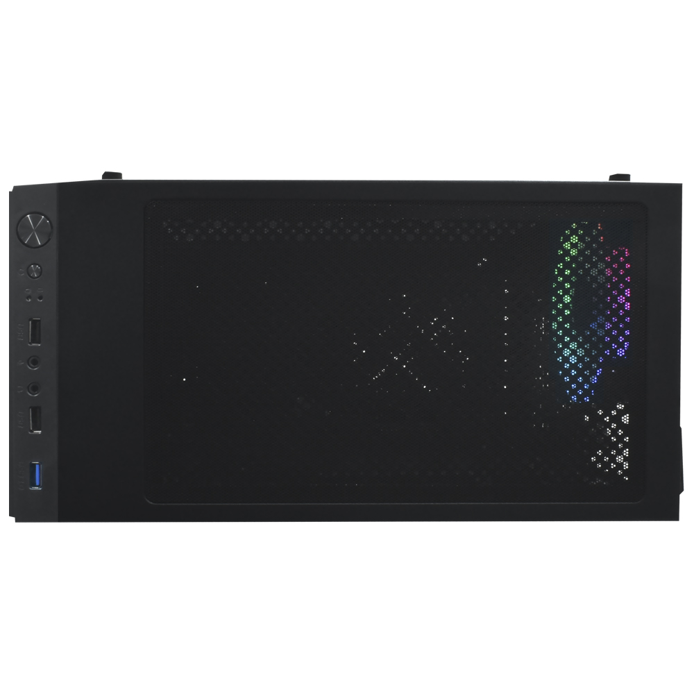 Gabinete Gamer Satellite 1101K ATX 1 Cooler RGB Negro
