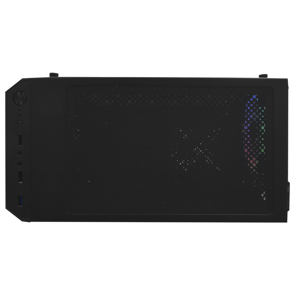 Gabinete Gamer Satellite 1102K ATX 1 Cooler RGB Negro