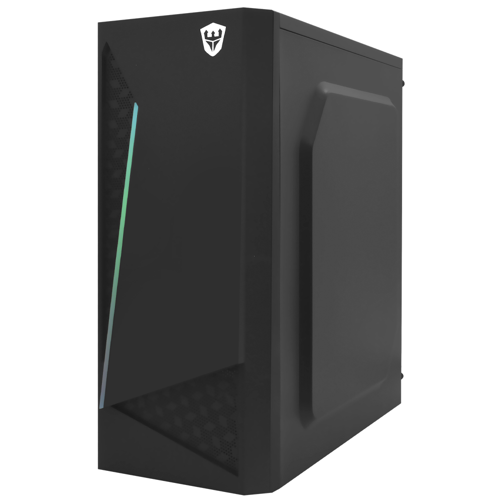 Gabinete Gamer Satellite 1102K ATX 1 Cooler RGB Negro