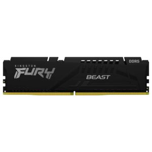 Memoria RAM Kingston Fury Beast DDR5 16GB 5600MHz Negro (KF556C36BBE-16)
