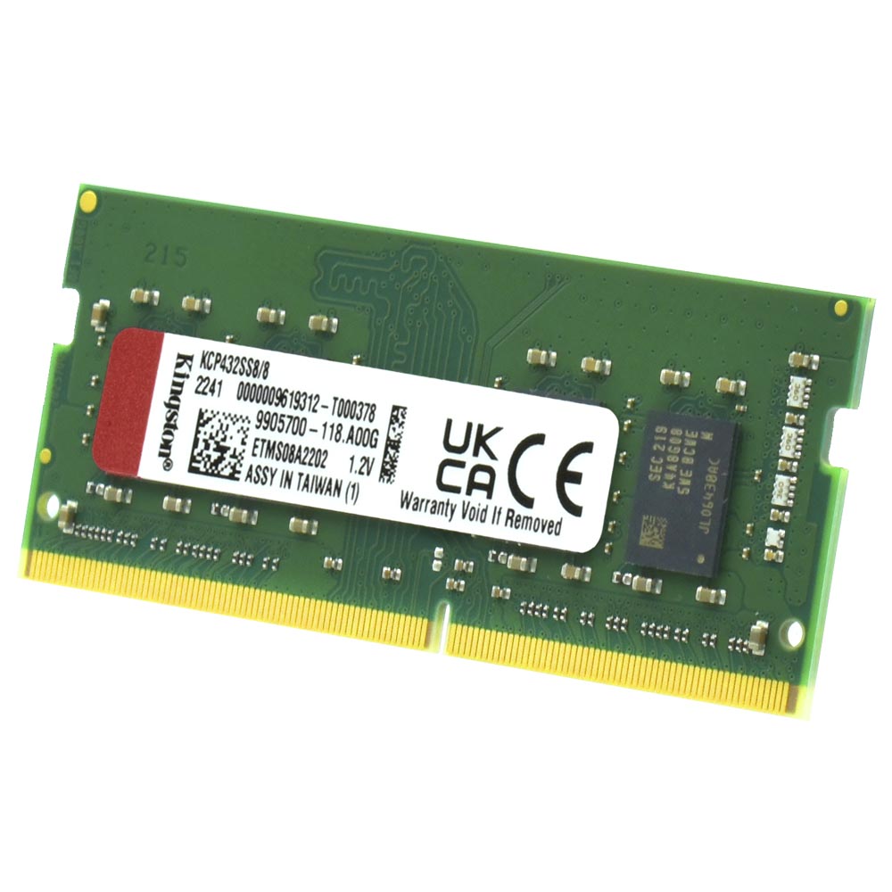 Memoria RAM Notebook Kingston DDR4 8GB 3200MHz KCP432SS8/8