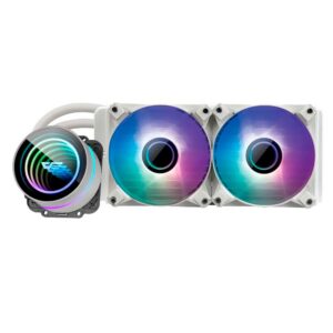 Water Cooler Para Procesador darkFlash Twister DX-240 V2.6 240MM ARGB - Blanco