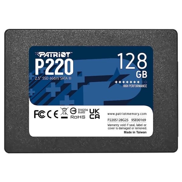 SSD Patriot 128GB P220 2.5" SATA 3-P220S128G25