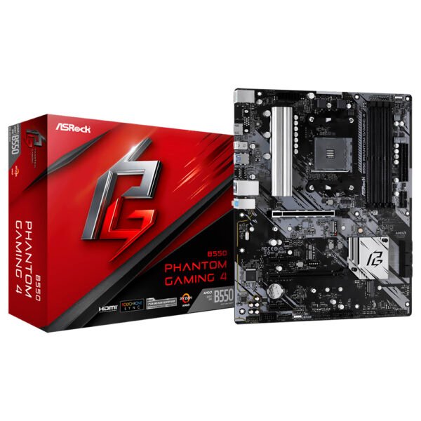 Placa Madre ASROCK B550 Phantom 4 Ac Socket AM4 DDR4