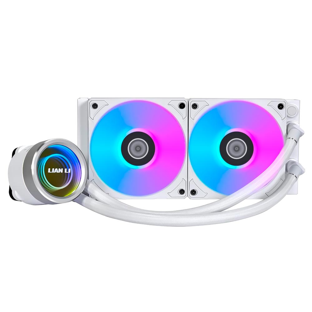 Water Cooler Para Procesador Lian Li GA2T24W GA II Trinity 240MM ARGB - Blanco