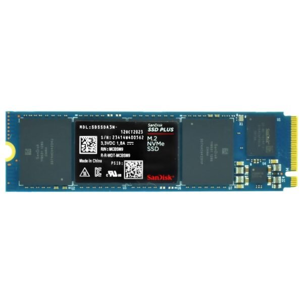 SSD Sandisk M.2 500GB Plus NVME-SDSSDA3N-500G-G26
